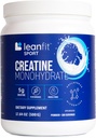 LeanFit Sport CREATINE MONOHYDRATE אבקת, Unflavored Choice Certified, Micronized & תרופות כיתה Creatine, Gluten-Free, טבעוני - 5g Creatine Per משרת, 100 משרתים, 17.64oz Tub