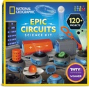 National Geographic Circle Maker Kit - אלקטרוניקה Kit לילדים עם 120 פרויקטים מעגליים חשמליים, אופניים מעגליים חשמליים STEM צעצוע, פרויקטים אלקטרוניים, ערכת מעגל חשמלי לילדים, ערכת חשמל