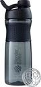 בלנדר בוטל SportMixer Shaker Bottle Perfect for Protein Shakes and Pre Workout, 28-Ounce, Black Black