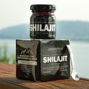 ההימלאיה Shilajit Resin - אורגני Shilajit תוספת מקורם של Altitudes - 500 מ"ג טהור Resin & Fulvic Acid, 85+ Trace מינרלים (50g) + Spoon)