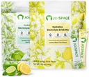 JOISPACE שתיה אלקטרוליטית לערבב עם תה פוליפנולים | Fasthydrtion & Electrolytes Boost | Non-GMO, טבעוני, Gluten-Free | Tea & Lemon Lime Tea, 32 משרתים