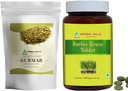 HerBAL HILLS Gormar אבקת תה וברלי Grass Tablet Pack של 2 Combo