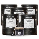 Better Alt Pure ההימלאיה Shilajit Resin Pack של 5 High Potency Gold כיתה 375 משרתות עבור אנרגיה Boost & Immune תמיכה, 85+ Trace מינרלים, 75%+ Fulvic Acid, עם דוח מעבדה,400 מ"ג