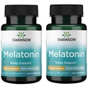 Swanson Melatonin - Herbal Supplement - Sleep andlaxation - 120 קפסולות, 1 מ"ג כל חבילה