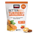 עבור FACTOR Better Turmeric תוספת של 400 מ"ג עם Black Pepper & ג'ינג'ר, תמיכה נוספת כוח משותף, אחריות גבוהה, כמו חניכיים Turmeric, פירות Splash, 60 צ'אדים טורמרניים