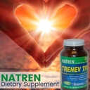 Biotherapy Natren Trenev שלישי Probiotic כמוסות - 3-in-One חלב חינם תוספת - עבור בריא Intestinal פלורה, סיוע Digest & Absorption - 30 קפסולות כל אחד עם 30 מיליארד CFU