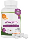Zahler ויטמין D3 CHEWABLE 2000IU, תוסף All-Natural Targeting ויטמין D Deficiencies, כשר מוסמך, 120 טבליות כתום נהדר