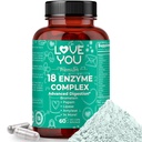 Love You 18 Enzyme Complex - Enzyive Enzymes for Women & Men | תמיכה ב-Absorption & Digestive Comfort