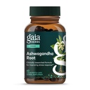 גאיה Herbs Ashwagandha Root - Stress Relief & Sleep Support - תומך רמות אנרגיה מאזן ו- Outlook חיובי * - 60 כריות פלסטיק נוזלי טבעוני (30 יום אספקה)