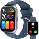 RUIMEN Smart Watches for Men (Answer / Make Calls, 2 Bands Included), 1.8 "Smartwatch for iOS / Android Phones, Fitness Tracker Heart Rate/Sleep Monitor Digital Watch Waterified Blue