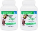 SuperDigest (2 Pack) Best Process Alkaline - תמיכה מרובה-Enzyme Digestive - Enzymes with alphalfa, Papain & Bromelain (Vegetarian Friendly)