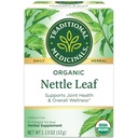 מסורתי מדיצ'ינר אורגני Nettle Leaf Herbal Tea, תומך בריאות משותפת וכלל בריאות, (Pack of 2) - 32 Tea Bags Total