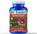 Her Essence Womens Probiotic for Gut Health, Prebiotics and Probiotics for Women Digestive Health & pH Balance, Immune Support and Gut Health, Flor Balance, Gluten & Soy Free, 60 קפסולות