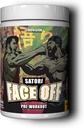 אקקופיון Pre Workout Satori Face Off with Tingle, Pineapple Flavor, Preworkout for Men, טרום עבודה אבקה, אנרגיה, מיקוד, תמיכה ביצועים עבור התעמלות, הרמת משקולות, ריצה, אימון, 40 משרתים