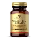 Solgar ויטמין B12 1000 mcg, 100 Nuggets - ייצור אנרגיה, תאי דם אדומים - מערכת העצבים בריאה - מקדם בריאות קרדיווסקולרית - ויטמין B - non-GMO, Gluten Free, כשר - 100 משרתים