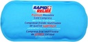 Rapid Relief Reusable Gel Cold Compress - Soft fabric Cold Pack for Injuries, First Aid, Sprains, Headaches, כאבי ראש, כאבי שרירים ו- Pain Relief 5