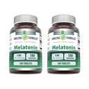 פורמולה מדהימה Melatonin תוסף | 5 Mg Per Serve | 180 טבליות | Non-GMO | Gluten Free | Made in USA | Pack of 2