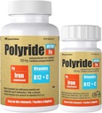 Ultra Polysaccharide Iron תוסף 350 Mg - תמיכה באנרגיה עם ברזל - טיפול בהגנת ברזל אנמיה - 125 מ"ג ויטמין C ו 1000 mcg ויטמין B12-100 קפסולות