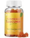 חניכיים Turmeric עם Black Pepper עבור Inflammation, Turmeric וג'ינג'ר תוספת לתמיכה משותפת Immune, סוכר חינם Curcumin ג'ינג'ר מסטיקים למבוגרים טבעוניים שאינם GMO
