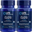 Life Extension Super Ubiquinol CoQ10 עם תמיכה מוגברת של Miochondrial 100 מ"ג, 60 רכות (Pack of 2)