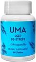 UMA Deep De-Stress Herbal תוסף | 100% אורגני Ayurvedic Ashwagandha תוסף