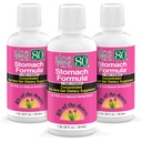 לילי של פורמולה המדבר, אלוורה 80 גל - Concentrated Aloe Vera Juice with Slippery Elm, Chamomile, Peppert וג'ינג'ר עבור Gut Health, Heartburn, Acid Reflux, 32 Oz (Pack of 3)