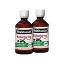 Robitussin כוח מקסימלי קברי Cough Plus Chestungestion DM, Cough Suppressant למבוגרים, מתן נוזל נוזלי non Drowsy Cough ו- Chest Community Relief - 2x8 Fl Oz