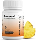 Bromelain 500 מ"ג - Pineapple Extractive Enzyme - תמיכה עיכול ותוספת תמיכה משותפת - על ידי Balance Breens