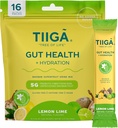 Tiiga Gut בריאות + הידרציה לשתות לערבב - 7g Baobab, 5g Prebiotic סיבים, אלקטרוליטים, ללא חלב, טבעוני, לא תוספת סוכר, עיכול, סדירות, ו Constipation - 16 משרתים