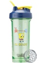 בלנדר בוטל Spongebob Shaker בקבוק Pro סדרה מושלמת עבור שקיות חלבונים ו-Pre Workout, 28-Ounce, Blue, Im Ready!