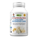 ANDREW LESSMAN ויטמין D3 1000 Plus Calcium Intensive Care 60 כמוסות - Essential for Calcium Absorption, תומך בריאות העצם, תפקוד שרירים בריא. ג'נטל, Easy-to-Absorb. אין תוספת