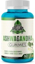 Ashwagandha Gummies - 60 הרוזן - מעורב ברי, KSM-66, טבעוני, צמחי מבוסס, non-GMO, Gluten-Free & Gelatin חינם להירגע