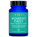 Enzyme ו-Probiotics של FRISKA Women's Daily Digestive Enzyme and Probiotics, Advanced Natural Support for Women Digestive Health, Fights Bloating, Eases Digestion, תומך ב-Absorption תזונתית, 30 קפסולות