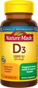 הטבע יצר ויטמין D3, 100 טבליות, ויטמין D 1000 IU (25 mcg) מסייע לתמוך בבריאות החיסון, עצמות חזקות ושיניים, ותפקוד שרירים, 125% מהערך היומי עבור ויטמין D ב- One Daily Tablet