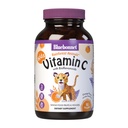 Bluebonnet Nutrition Rainforest Animalz ויטמין C Animal Shape Chewable Tablets, 250 מ"ג של ויטמין C, Soy-Free, Gluten-Free, Certified, Milk-Free, 90 Tablets, 45 משרתים, Orange Flavor