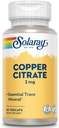 Solaray Biocitrate Copper תוסף, 2mg | 60 Count