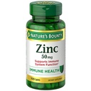 Nature's Bounty Zinc 50 מ"ג Caplets, Unflavored, 100 Count, Pack of 2