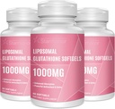 Glutathione Softgels 1500MG, מופחת Glutathione תוספת עם ויטמין C, Better Absorption, non-GMO Powerful Antioxidant for Healthy Aging, Detox, Immune Health, 180 Softgels