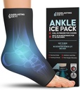 Ankle Ice Pack Wrap for Swelling, Reusable Foot Ice Pack Wrap - Cold Compression Therapy for Pain Relief, Plantar Fasciitis, Sparrow Ankles, Achilles Tendonitis הקלה