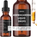 Ashwagandha נוזל טיפות ריכוז 1 Fl Oz 30 מ"ל | 60 משרתות של 500 מ"ג אורגני Root Tincture לחלץ תוסף