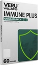 Veru Wellness Immune Plus Patch - Daily Immune - Total Health, Zinc, Elderberry ו-Echinacea (60 יום)