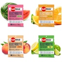 SaltStick Fastchews, טבליות החלפת אלקטרוליטיות עבור Rehydration, אימון התאוששות, נוער ומבוגרים ספורטאים, Hiking, Sports Recovery, 10 Variety 4Pack