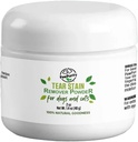 אבקת Tear Stain Remover עבור כלבים וחתולים - 2 oz | Gently Treats The Cause of Staining | 100% טבעי, בטוח | Keeps Pet Eye Area נקי ויבש | The Trusted Choice for Pet Husbands