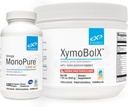 XYMOogen אומגה MonoPure 1300EC (120 משרתים) + XymBolX (30 משרתים) Bundle - Cardiovascular + תמיכה קוגניטיבית, התאוששות שרירים - Non GMO