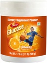 Dabur Glucose - אבקת Glucose - Fortified עם ויטמין D ו Calcium - A Tasty Orange - 500 גרמים