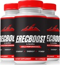 NutraRize (Pack of 3 ErecBoost כמוסות, ErecBoost Me Advanced Formula for Energy & Well-Being, Pastillas Fenugreek Pills (180 קפסולות)