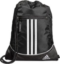 Adidas Alliance Sackpack - צייר תרמיל קטן עבור גברים ונשים, שחור, גודל אחד