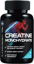 Creatine Monohydrate קפסולות 3000 מ"ג - תוספי תזונה של Micronized Creatine - Lean שריר צמיחה, ביצועים עבודה, אנרגיה & סוף תמיכה - 750 מ"ג עבור קפסולת Absorption גבוהה - הרוזן 60