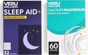 Veru Wellness Duo Lifestyle Patches - Melatonin, Magnesium - self Adhesive Time Release Topical Patch, 8-10 שעות (32 יום אספקה)