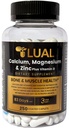 LUAL Calcium, Magnesium, Zinc & ויטמין D3 Calcium, Magnesium & Zinc Plus ויטמין D3 Caplets Dietary, 250 Count Count